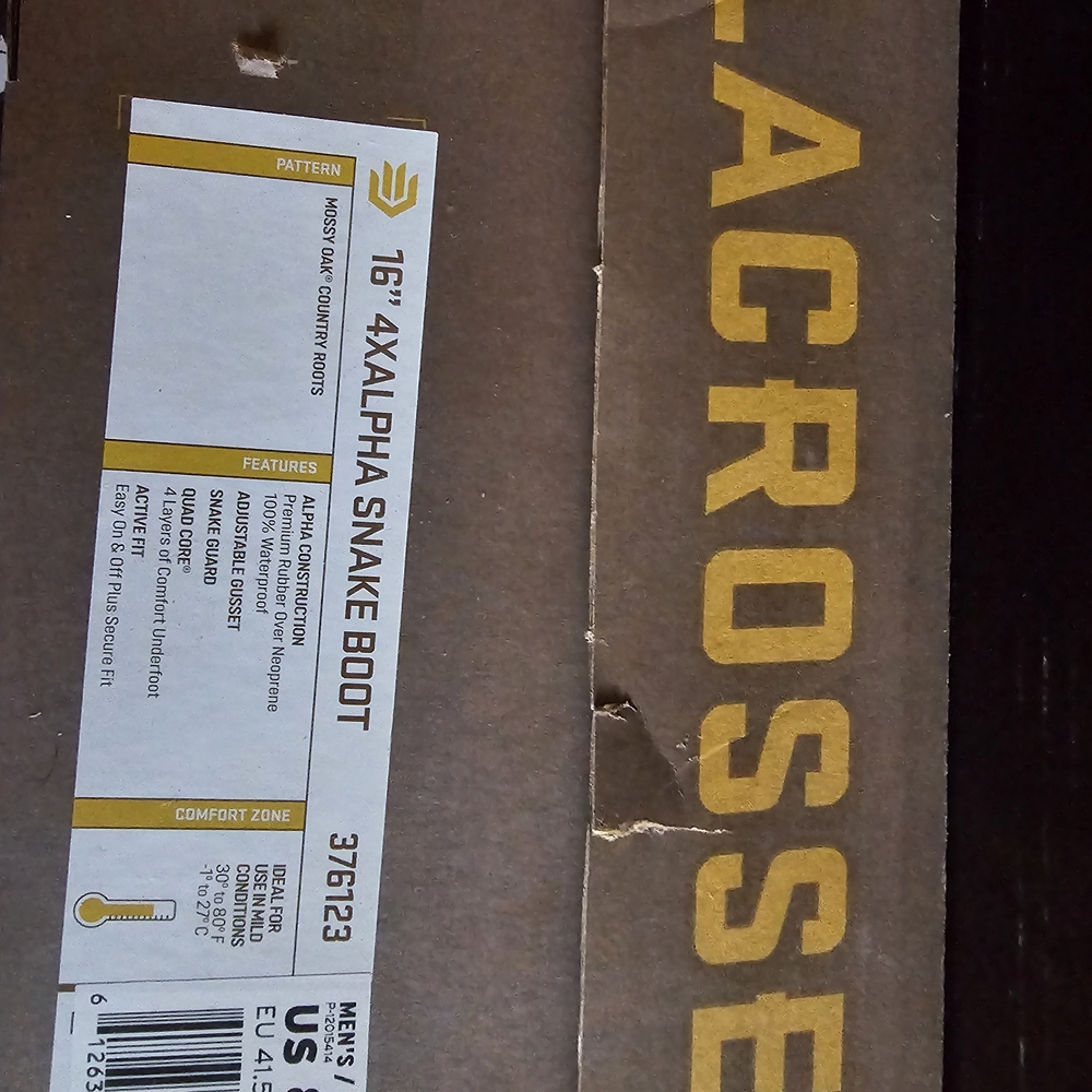LaCrosse 16" 4XAlpha Snake Boot - Classic Brown